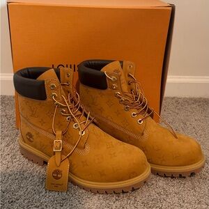 Louis Vuitton X Timberland Boots